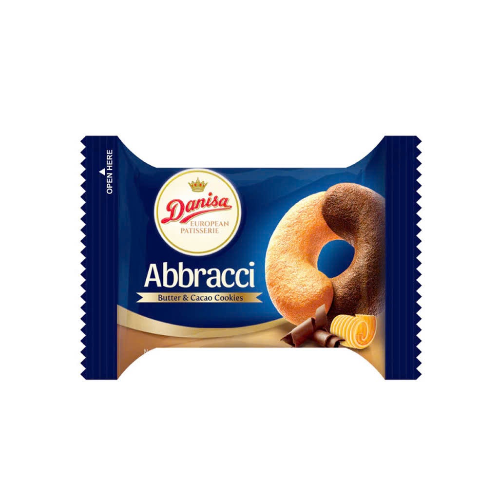 Bánh Quy Bơ Cacao Danisa Abbracci 168G