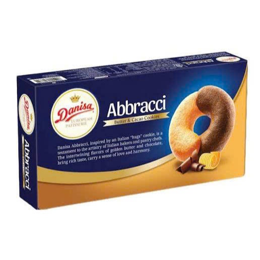 Bánh Quy Bơ Cacao Danisa Abbracci 168G