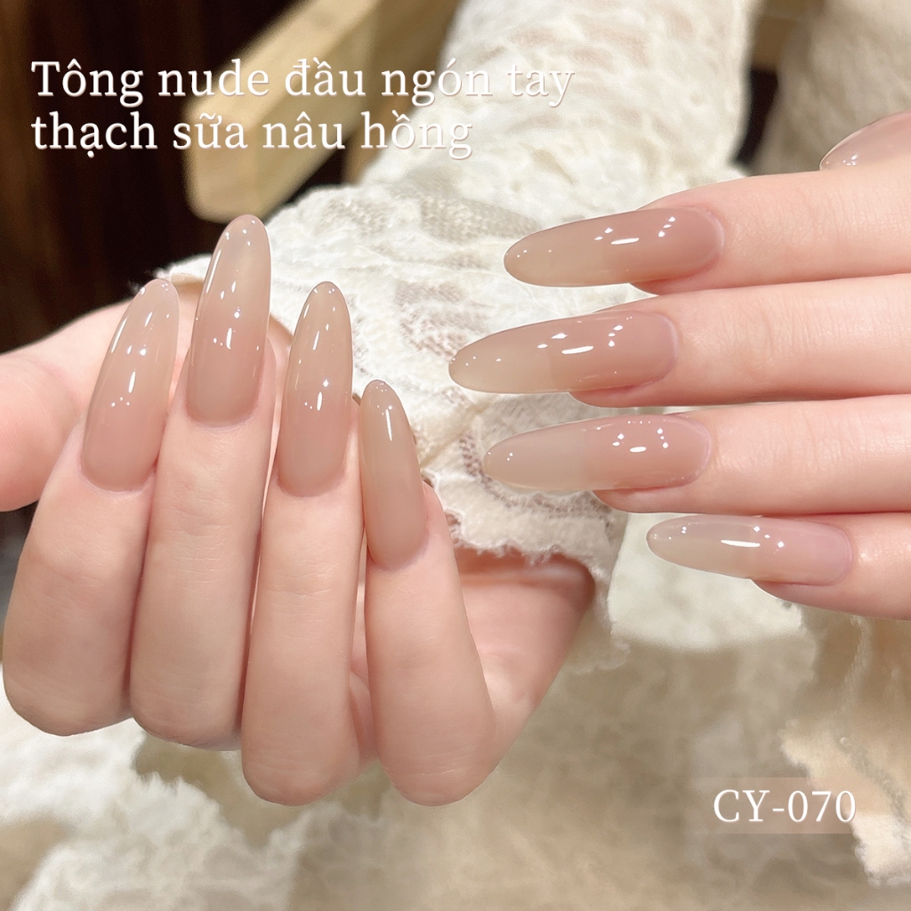XEIJAYI 40ml - Sơn móng tay dạng gel màu hồng nâu nhạt, thời trang và đa năng, phù hợp sử dụng hàng ngày.