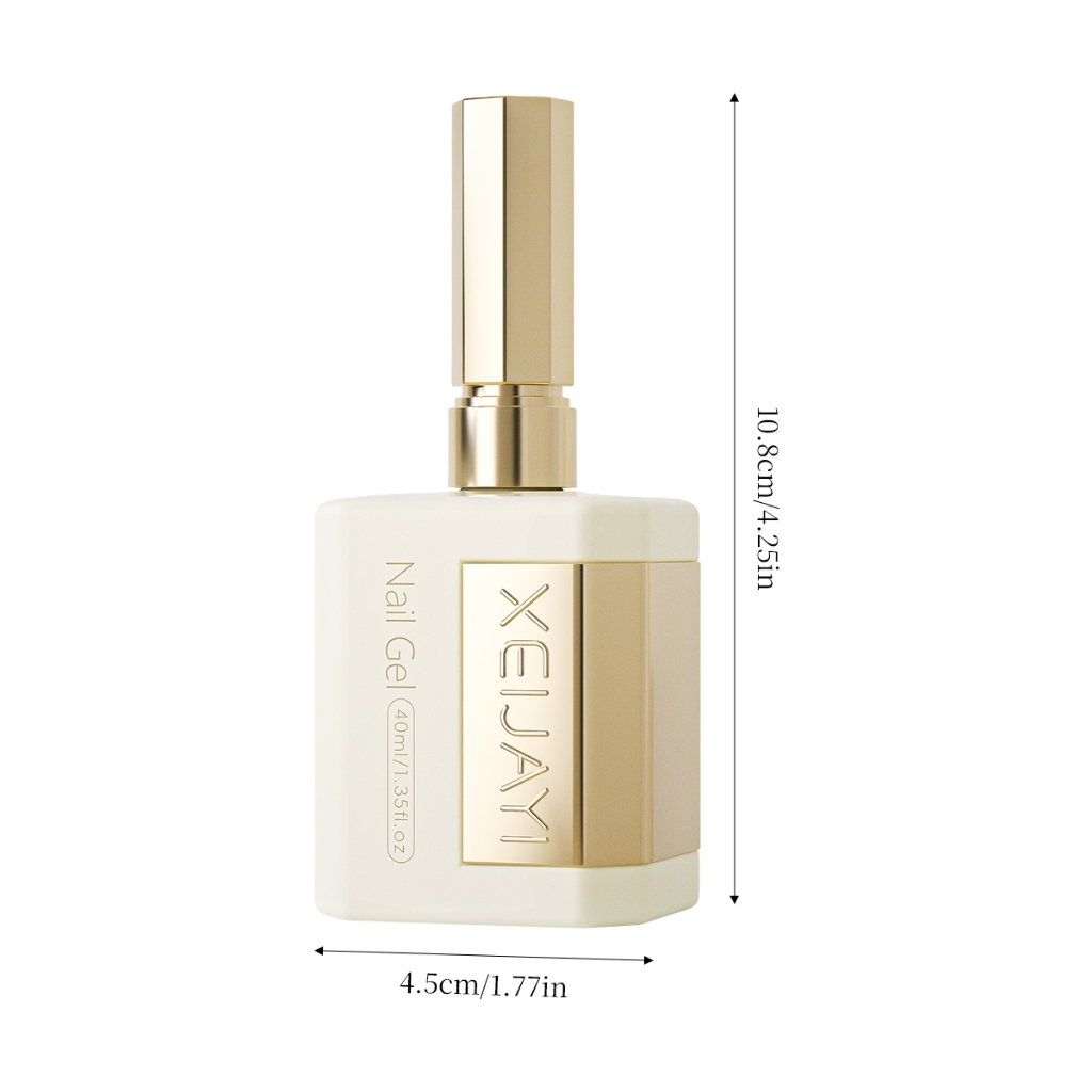 XEIJAYI 40ml - Sơn móng tay dạng gel màu hồng nâu nhạt, thời trang và đa năng, phù hợp sử dụng hàng ngày.