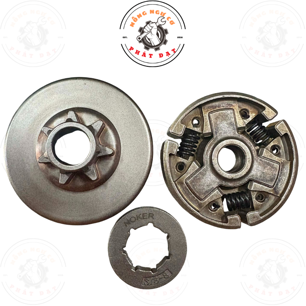 Bộ chuông bố đồng tiền máy cưa xích STIHL MS038/MS381 hãng MITSUYAMA, bền, chuẩn, chắc chắn