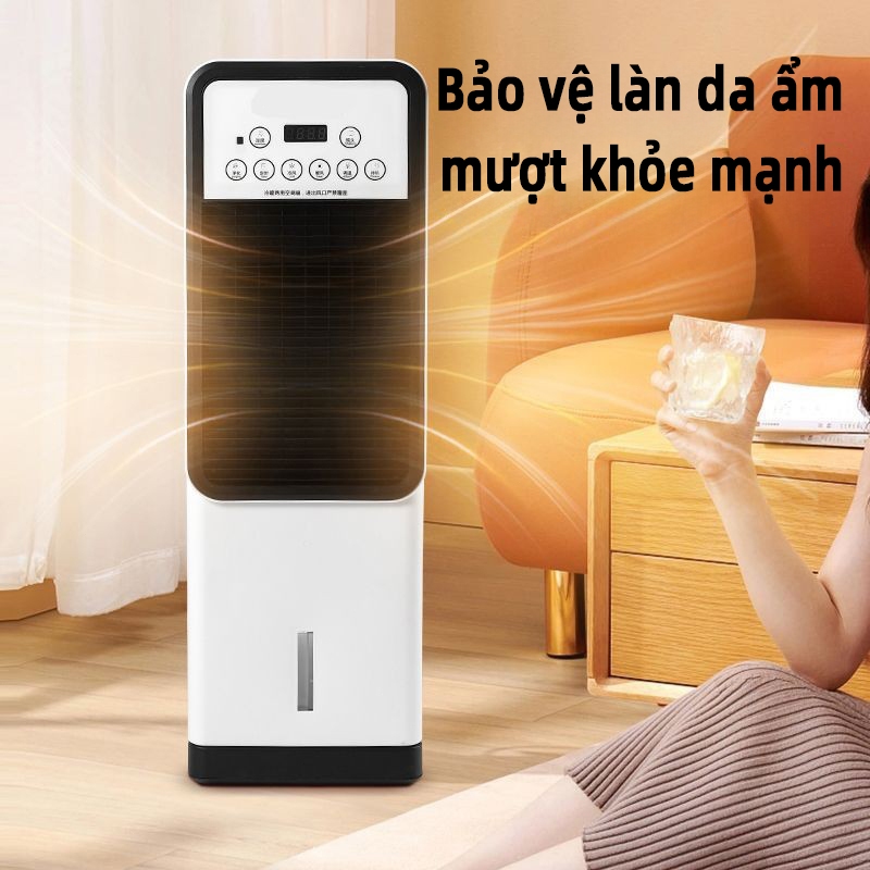 Quạt, Quạt điều hòan, làm mát nhanh EXYT,thiết kế di động gọn nhẹ, phù hợp phòng khách, phòng ngủ