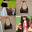 Túi xách kẹp nách màu loang Chi.ô size 24cm TẶNG KÈM CHARM phong cách vintage siêu xinh