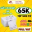 Giấy In Nhiệt A6 Tệp 500 Tờ HAPII RETAIL In Đơn TMĐT Loại Dày Chống Nước Không Phai Mực.