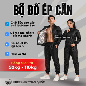 Bộ Quần Áo Ép Cân Phủ NANO BẠC Bộ Quần Áo Ép Cân Giữ Nhiệt Tập Luyện Chạy Bộ Nam Nữ Cho Người 50kg - 110kg