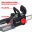 Máy cưa xích Pin Workfix WF-CS12CV Tốc độ 3600V/P Bơm nhớt tự động Pin 15 Cell Bảo hành 6 Tháng