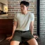 Áo Phông Cổ Tròn DINOMAN Form Cleanfit Tôn Dáng Vải Cotton Co Giãn Thấm Hút Mềm Mịn Dễ Chịu AP016