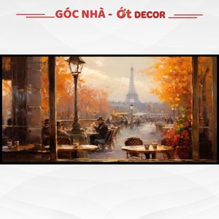 Tranh Dán Tường 3D Khung Cửa Sổ Phong Cảnh Châu Âu - Decal Dán Tường Cửa Sổ Ớt Decor