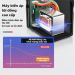 máy khò nhiệt máy hàn thiếc 8586D,mỏ hàn điện tử 2 trong 1-máy khò nhiệt mini và trạm hàn thiếc Có Led Hiể Trạm hàn khò — ảnh 5