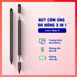 Bút cảm ứng đa năng 3 trong 1 PKT2 - Phù hợp cho máy tính bảng & điện thoại Android / iOS