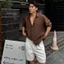 Áo Sơ Mi Nam Form Rộng Cold Linen DINOMAN Vải Mát Nhẹ Thoáng Khí Phong Cách Tối Giản Thanh Lịch SM033