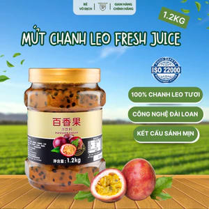 Mứt Chanh Leo Fresh Juice, Sốt Chanh Leo Hũ Nắp Đồng 1,2kg