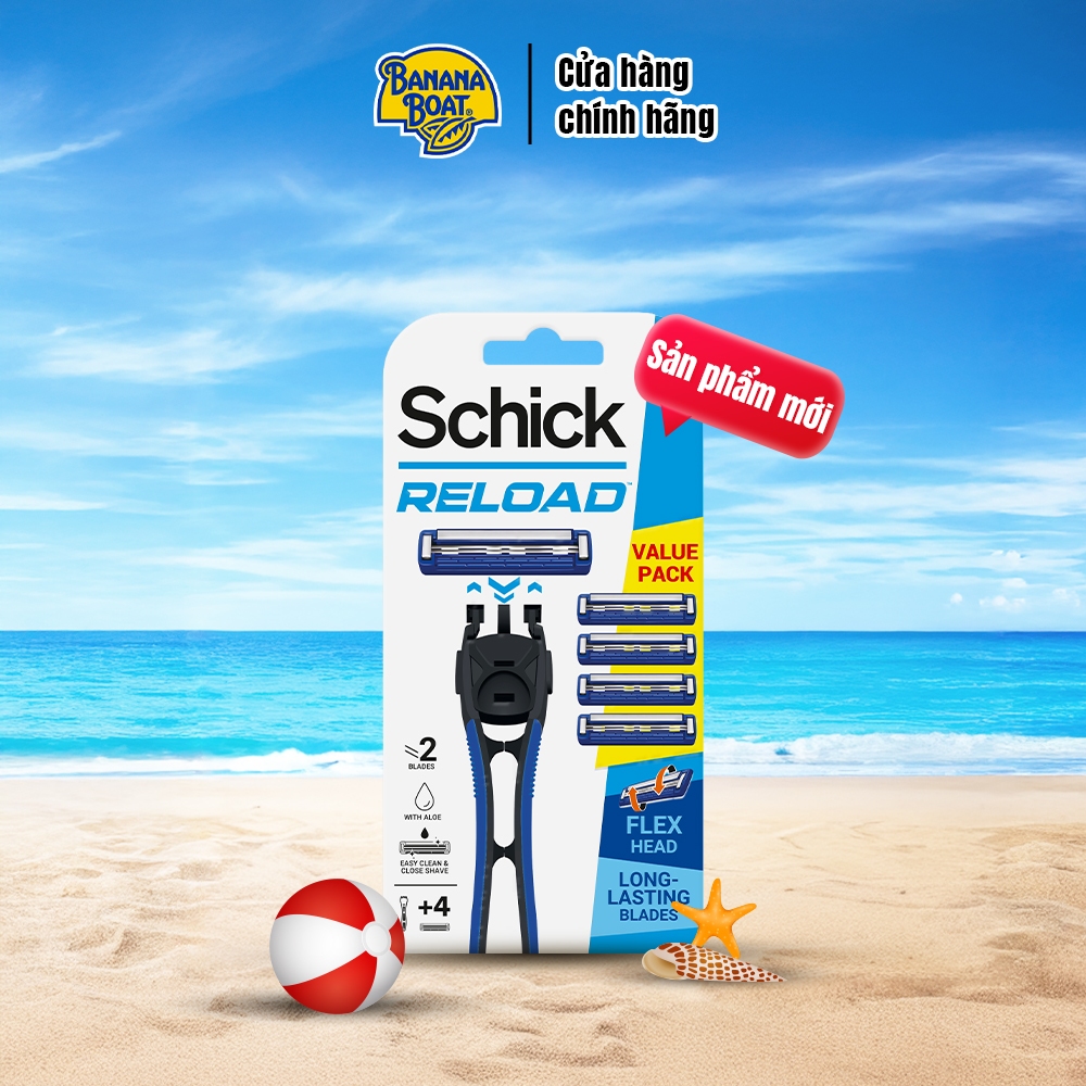 Dao cạo thay lưỡi Schick Reload Kit 4