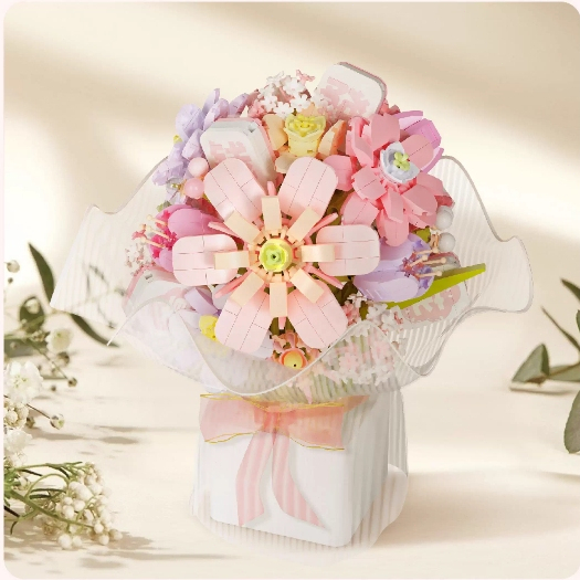 【3 IN 1】Mô Hình Hoa  Vĩnh Cửu AYYKX - Quà Tặng Ý Nghĩa + Đồ Chơi Giải Trí + Trang Trí Nhà Sang Trọng