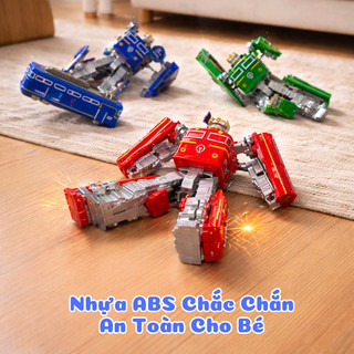Robot Biến Hình Biệt Đội Tàu Hỏa Siêu Chiến Binh Mecha - Đồ Chơi Robot Biến Hình Chất Liệu An Toàn, Đồ Chơi Giải Trí