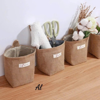 Túi vải có dây treo tường - giỏ đựng đồ mini decor phòng xinh 🌸🌸🌸
