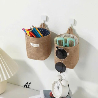 Túi vải có dây treo tường - giỏ đựng đồ mini decor phòng xinh 🌸🌸🌸