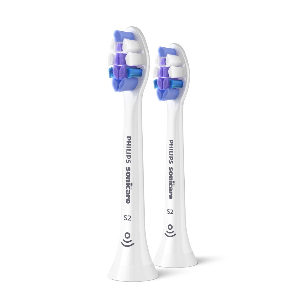 Bộ 2 đầu bàn chải điện Philips Sonicare S2 Sensitive HX6052/14 (Trắng)
