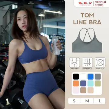 Áo bra SEY Tomtiger Line, Áo tập gym, Áo tập yoga, Áo thể thao nữ, Bra tập gym, thoải mái vận động