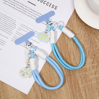 【Chamvn】Dây đeo điện thoại  hình cá mèo 3D dễ thương dây đeo điện thoại ngắn kiểu dáng thời trang tiện dụng