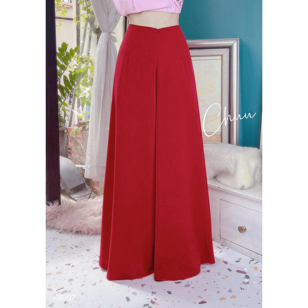 Áo Dài Chất Liệu Lụa SaTin Cao Cấp Hàng May + Thêu Thủ Công Tỉ Mỉ Từng Áo - Mã C47-3 Màu Đỏ