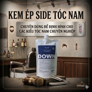Kem Ép Side Tóc Nam Chuyên Nghiệp Định Hình Các Kiểu Tóc 500g (có lẻ túi 50ml/120ml)