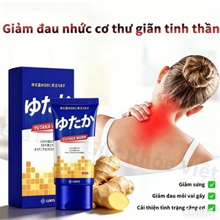 Kem Dưỡng Gừng Tự Nhiên | Kem Massage Làm Ấm, Giảm Đau Khớp, Vai Gáy, Lưng | Phát Nóng Nhanh, Thư Giãn Cơ Thể