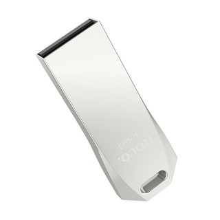 USB 2.0 Hoco UD4 Intelligent 128GB - Vỏ kim loại (Bạc)