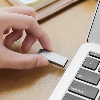 USB 2.0 Hoco UD4 Intelligent 128GB - Vỏ kim loại (Bạc)