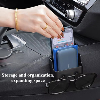 Hộp Đựng Đồ Ô Tô Đa Năng 2 Móc Treo Dung Lớn Phù Hợp Treo Điện Thoại Thẻ Túi Xách Dùng Được Nhiều Không Gian