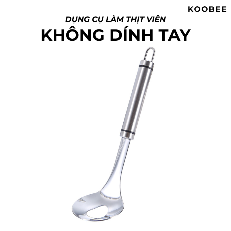 Dụng cụ làm thịt viên, chả viên, nặn mọc - Thìa làm viên thịt cao cấp KooBee (NB32)