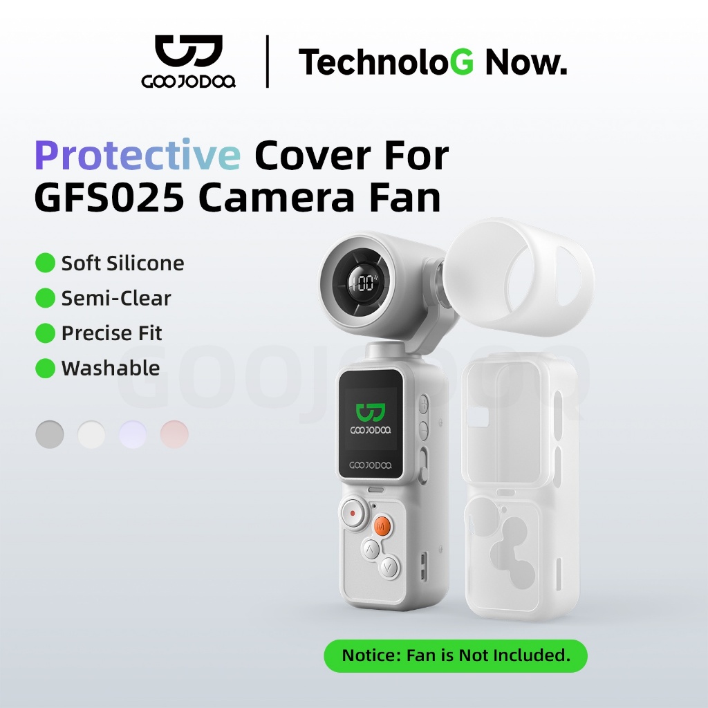 Ốp bảo vệ quạt tốc độ cao Goojodoq, làm bằng silicon, chống nước và chống va đập. | BigBuy360 - bigbuy360.vn