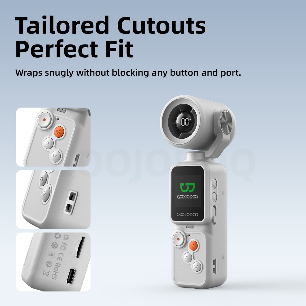 Ốp bảo vệ quạt tốc độ cao Goojodoq, làm bằng silicon, chống nước và chống va đập. | BigBuy360 - bigbuy360.vn