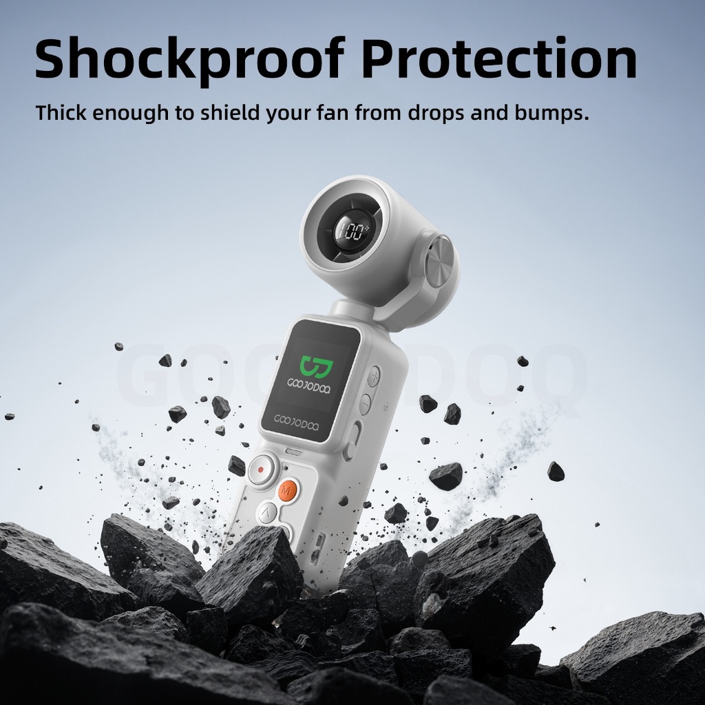 Ốp bảo vệ quạt tốc độ cao Goojodoq, làm bằng silicon, chống nước và chống va đập. | BigBuy360 - bigbuy360.vn