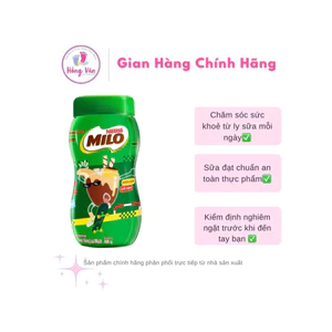 {Chính hãng} Combo 2 hũ thức uống lúa mạch Nestlé® Milo® nguyên chất 400g (hũ nhựa)