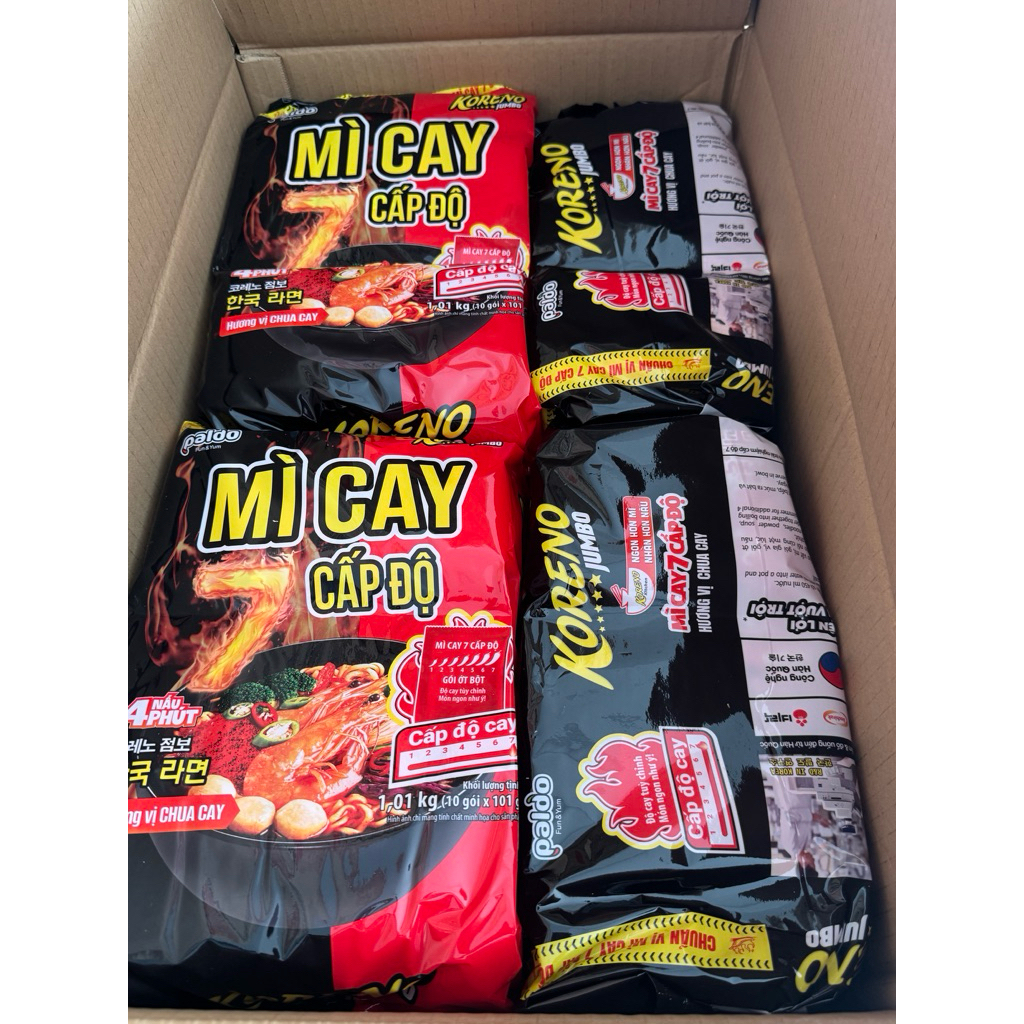 Mì Cay 7 Cấp Độ Koreno Chuẩn Vị Mì Cay Quán 101G
