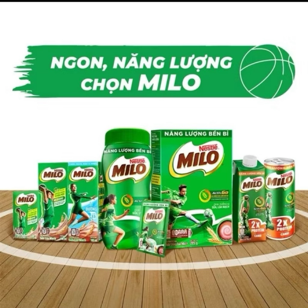 {Chính hãng} Combo 2 hũ thức uống lúa mạch Nestlé® Milo® nguyên chất 400g (hũ nhựa)