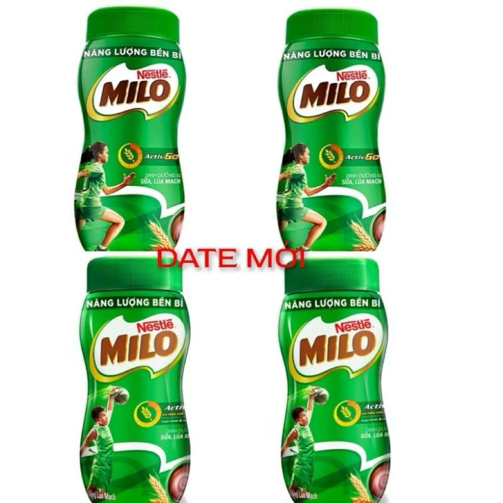 {Chính hãng} Combo 2 hũ thức uống lúa mạch Nestlé® Milo® nguyên chất 400g (hũ nhựa)