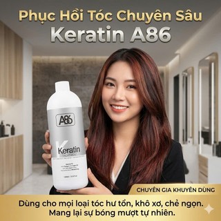 Keratin A86 phục hồi tóc chuyên sâu  120ml/500ml/1000ml