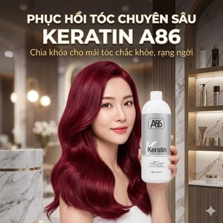 Keratin A86 phục hồi tóc chuyên sâu  120ml/500ml/1000ml