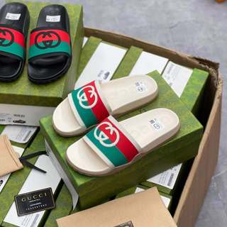 Dép Nam G/C Đen Đỏ , Dép Thời Trang Nam Nữ Cao Cấp Phong Cách Trẻ Trung Hiện Đại Full Box 2026.