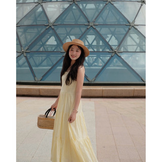 Halina dress - Đầm dây maxi xô boi 4 tầng Ma Vie