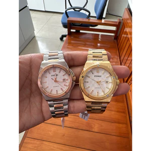 Cặp Đồng Hồ Nam STARKE SK197BM - Máy Cơ Automatic, Kính Sapphire, Hai Màu Vàng và Bạc/Vàng Hồng Sang Trọng