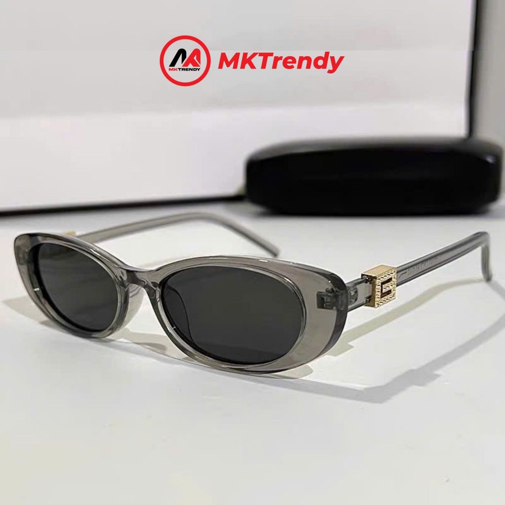 Kính râm mắt mèo MKTRENDY kính mát chống tia UV thời trang nam nữ sang trọng phong cách T22