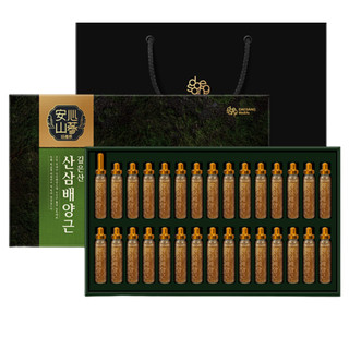 Nước rễ sâm núi Cultured Wild Mountain Ginseng Roots Daesang Wellife Hàn Quốc set quà sang trọng 20ml x 30 ống