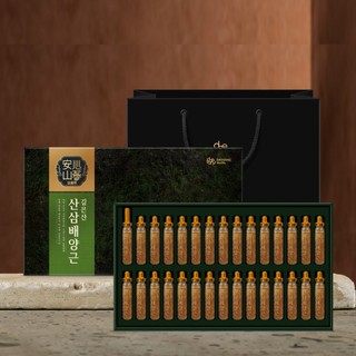 Nước rễ sâm núi Cultured Wild Mountain Ginseng Roots Daesang Wellife Hàn Quốc set quà sang trọng 20ml x 30 ống