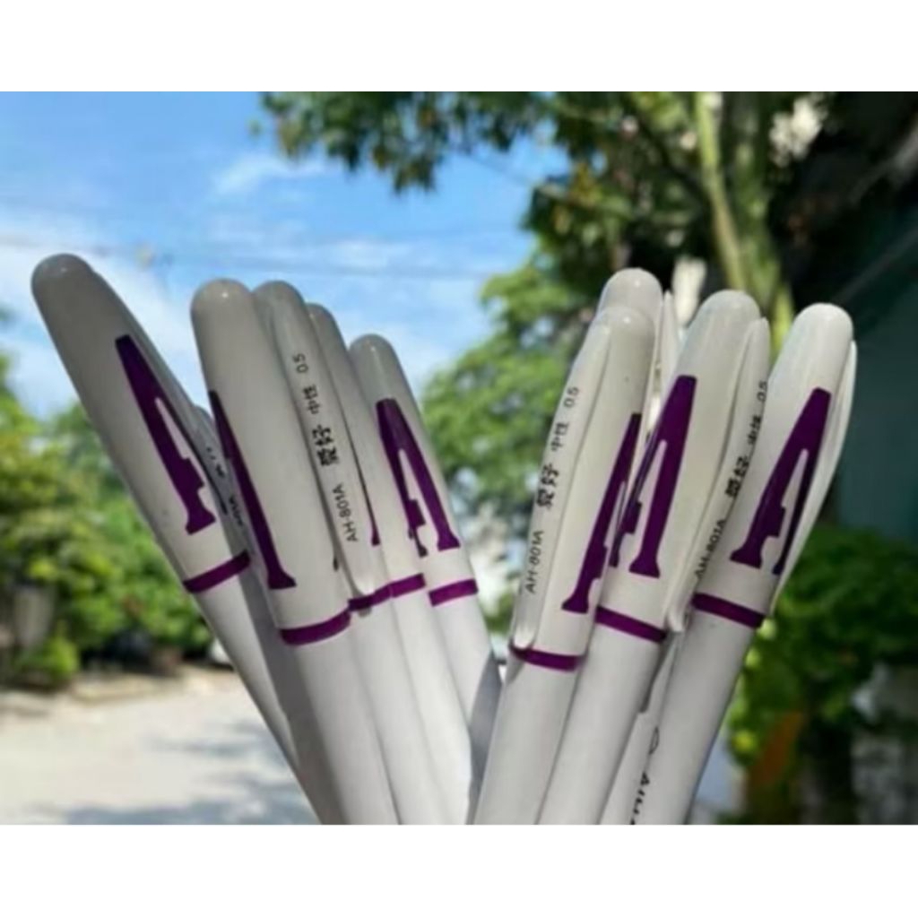 1 Hộp (12) Chiếc Bút Chữ A -hoa việt