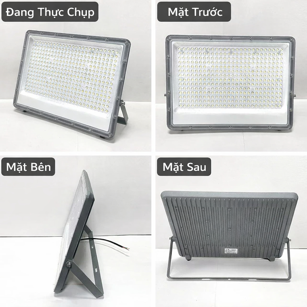 Đèn pha mắt ngọc 220V cao cấp ánh sáng trắng 50W 100W 150W 200W, chip LED hạt ngọc - BH 2 năm