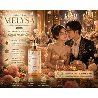 Sữa tắm hương nước hoa MELYSA Perfumed Body Wash 300ml – Thơm lâu, dưỡng ẩm, sạch dịu nhẹ, hương Pháp