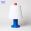 Đèn Bàn Trang Trí ”LAMP CAKE” Chân Xanh, Chụp đèn xếp ly, Decor bàn làm việc, phòng ngủ, phong cách retro hiện đại